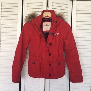 Hollister Red Coat